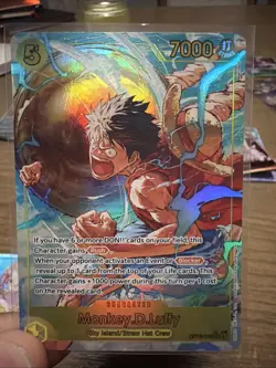 Monkey D. Luffy (Alt Art) OP15-119 SEC Adventure on KAMI's Island ENGLISH OP15 - Image 1