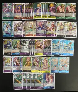 One Piece TCG Holo Pirate Foil English Card Lot (512) Monkey D Luffy Boa Hancock - Image 2