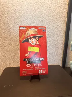One Piece TCG OP-13 Carrying On His Will New Blister Pack HEAVY SEALED 37.66🔥 - Image 2