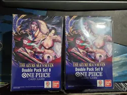 2x ONE PIECE TCG OP-14: The Azure Sea’s Seven - Double Pack Set Vol. 9 DP09 - Image 1