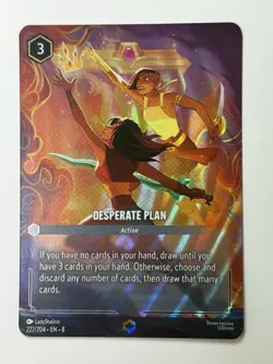 3 in 1 ! Desperate Plan , Perdita, magical Enchanted Disney lorcana 8 cards - Image 1