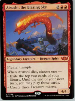 Atsushi, the Blazing Sky M Commander: Tarkir: Dragonstorm 204 NM - Image 1