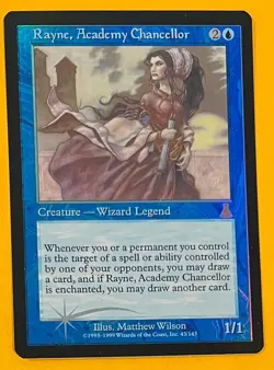 MTG RAYNE, ACADEMY CHANCELLOR (Foil) Urza's Destiny (OldManMTG 002-823) - Image 1