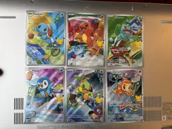 Pokemon TCG First Partner Illustration Collection Series 1 , 6 Card Promo Lot - Image 1