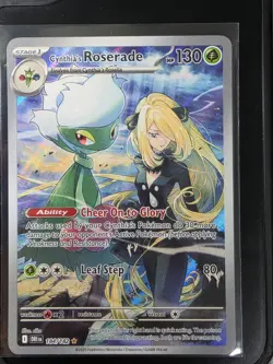 Cynthia's Roserade 184/182 Destined Rivals NM Pokemon Card - Image 1