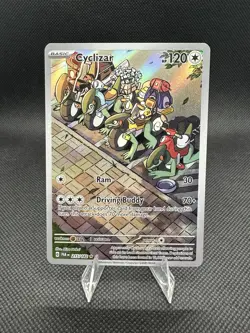 Cyclizar 215/182 Paradox Rift Holo Illustration Rare 2023 Pokemon TCG Card - Image 1