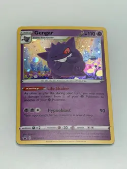 Pokemon Gengar SWSH052 Black Star Promo 2020 Card TCG - Image 1