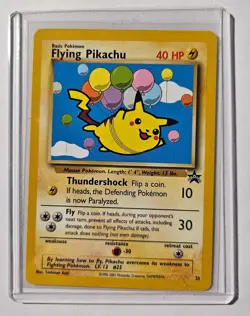 Pokemon Card - TCG Flying Pikachu Promo Regular Card #25 - Image 1