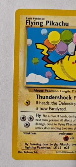 Pokemon Card - TCG Flying Pikachu Promo Regular Card #25 - Image 5