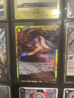 One Piece TCG English OP14-120 Crocodile SEC Foil NM - Lot of 9 Cards - Image 2