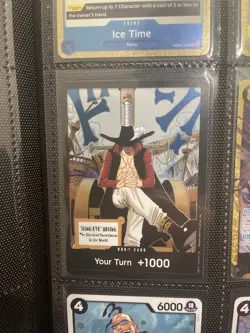 One Piece TCG English OP14-120 Crocodile SEC Foil NM - Lot of 9 Cards - Image 3