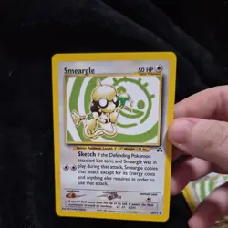 NEAR MINT Pokemon Neo Discovery Smeargle 30/75 Rare Card - Image 1