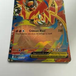 Pokemon TCG Mega Emboar EX 031/217 Ascended Heroes Pack Fresh / NM Card - Image 2