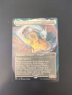 MTG Adventures of the Forgotten Realms Icingdeath, Frost Tyrant (Borderless) 287 - Image 1