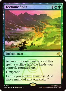 Tectonic Split Foil Avatar: The Last Airbender NM MTG - Image 1