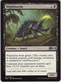 Blightbeetle – MTG Core Set 2020 87/280 Uncommon NM - Image 1