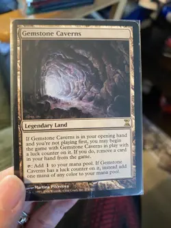DAMAGED (Sleeve Playable) Gemstone Caverns Time Spiral Remastered Regular - Image 1