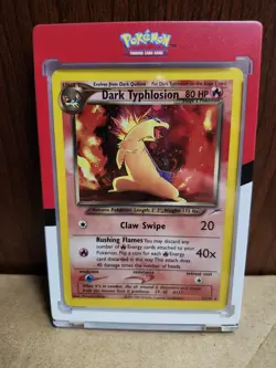 Pokemon TCG Dark Typhlosion Neo Destiny 10/105 Holo Rare Unlimited With Case - Image 1