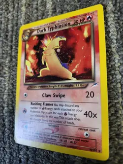 Pokemon TCG Dark Typhlosion Neo Destiny 10/105 Holo Rare Unlimited With Case - Image 3