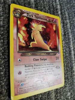 Pokemon TCG Dark Typhlosion Neo Destiny 10/105 Holo Rare Unlimited With Case - Image 4