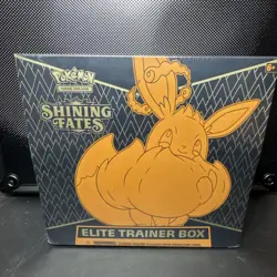 Pokemon Shining Fates Elite Trainer Box Eevee Booster Promo 2021 English Sealed - Image 1