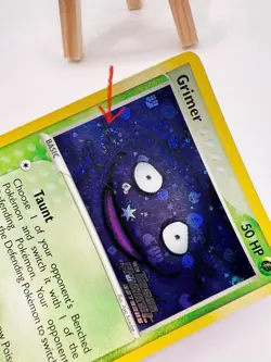 Ex Team Rocket Returns Grimer Reverse Holo with NICE SWIRL 56/109 - MP - Image 2