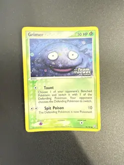 Ex Team Rocket Returns Grimer Reverse Holo with NICE SWIRL 56/109 - MP - Image 4