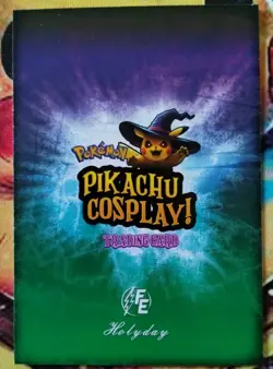 Pikachu Cosplay! NARUTO E28 Box Hit Pink Holo Foil Pokemon - Image 3