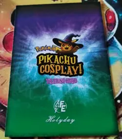 Pikachu Cosplay! NARUTO E28 Box Hit Pink Holo Foil Pokemon - Image 4
