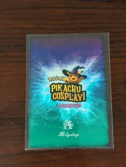 Deadpool & Wolverine (Pikachu) #E42 GOLD Holo Box Hit Pikachu Cosplay Pokemon - Image 2