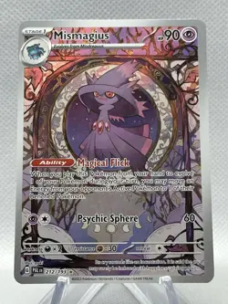 Pokemon TCG: 2023 Paldea Evolved Illustration Rare Mismagius (212/193) - Image 1