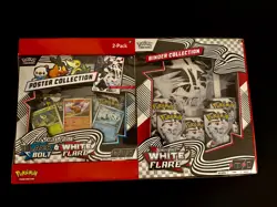 Pokemon TCG Scarlet and Violet Black Bolt White Flare Binder Collection Sealed - Image 1