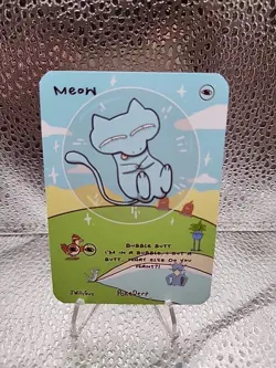Pokederp Jwillyguy Fan Art Pokemon Bubble Mew Meow Bubble Butt Funny NON TCG - Image 3