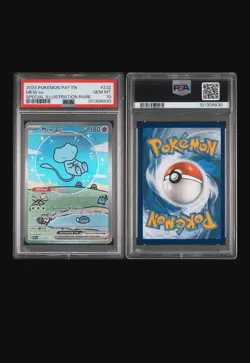 Pokemon Mew EX Paldean Fates Special Illustration #232 PSA 10 Gem Mint - Image 3