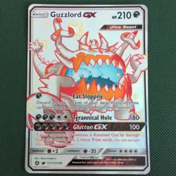 Guzzlord GX SV71/SV94 Shiny Vault Hidden Fates Rare Holo Pokemon - Image 1