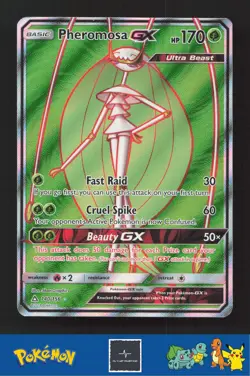 2018 Pokemon SM Ultra Prism 140/156 Pheromosa GX - Image 1