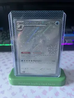 Pokemon TCG Crabominable SCR 149/142 Holiday Calendar Stamped - NM - Image 3