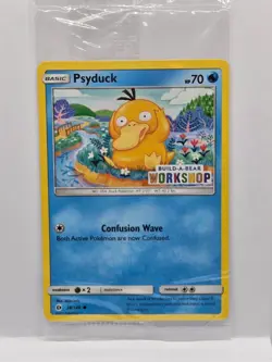 *DMG* Psyduck 28/149 Build a Bear Promo Sealed Pokemon TCG See Description - Image 1