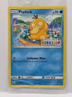 *DMG* Psyduck 28/149 Build a Bear Promo Sealed Pokemon TCG See Description - Image 5