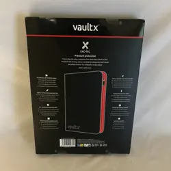 1st Edition - Vault X SV10 Destined Rivals 9 Pocket Binder Pokemon In Hand New - Image 2