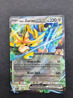 Pokemon Hop's Zacian ex SVP 193 Promo Holo NM - Image 1