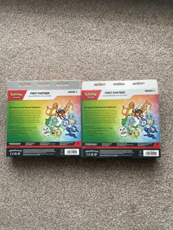 Pokemon TCG First Partner Illustration Collection Box X2 - NEW SEALED - Image 2