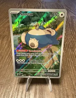 Pokemon 151 Snorlax Black Star Promo #51 English 2023 - Image 1