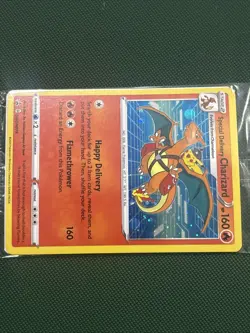 2022 Pokemon SWSH Black Star Promo #075 Special Delivery Charizard Holo Sealed - Image 3