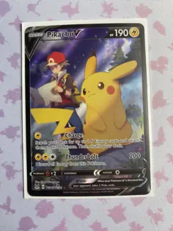 Pikachu V Pokemon Sword & Shield: Lost Origin Trainer Gallery TG16/TG30 - Image 1