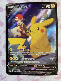 Pikachu V Pokemon Sword & Shield: Lost Origin Trainer Gallery TG16/TG30 - Image 2