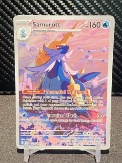 Pokemon Samurott 107/086 Sv: White Flare Illustration Rare Mint/Near Mint (NM) - Image 1