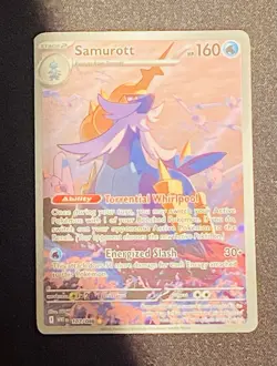 Pokemon Samurott 107/086 Sv: White Flare Illustration Rare Mint/Near Mint (NM) - Image 3