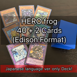 Hero Frog Retro (Edison Format) 40+2 Japanese Deck Yu-Gi-Oh card fym0-8 - Image 1