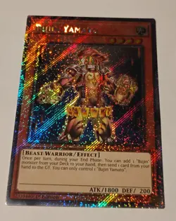 Bujin Yamato (Platinum Secret Rare) RA04-EN209 Quarter Century Stampede 1st... - Image 1